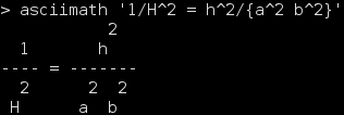 asciimath example